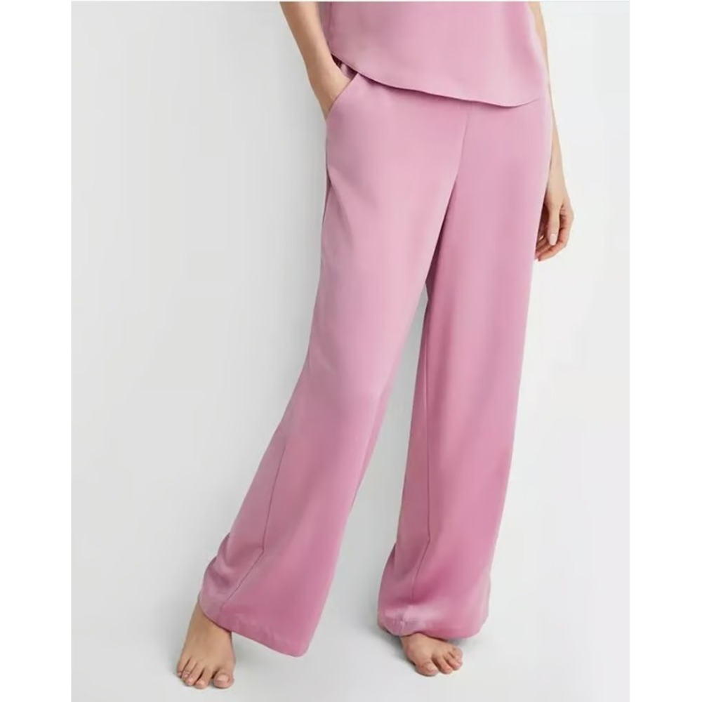 Elegant Pink Women's Sleepwear Pants